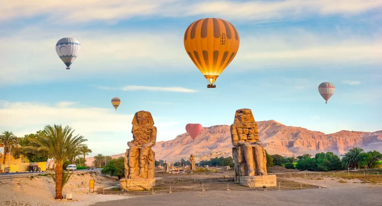 hot air balloons luxor egypt